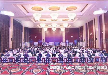 绿色低碳 数字智能丨内蒙古OG真人新材料科技有限公司参加2025年全国碳材料产业高峰论坛